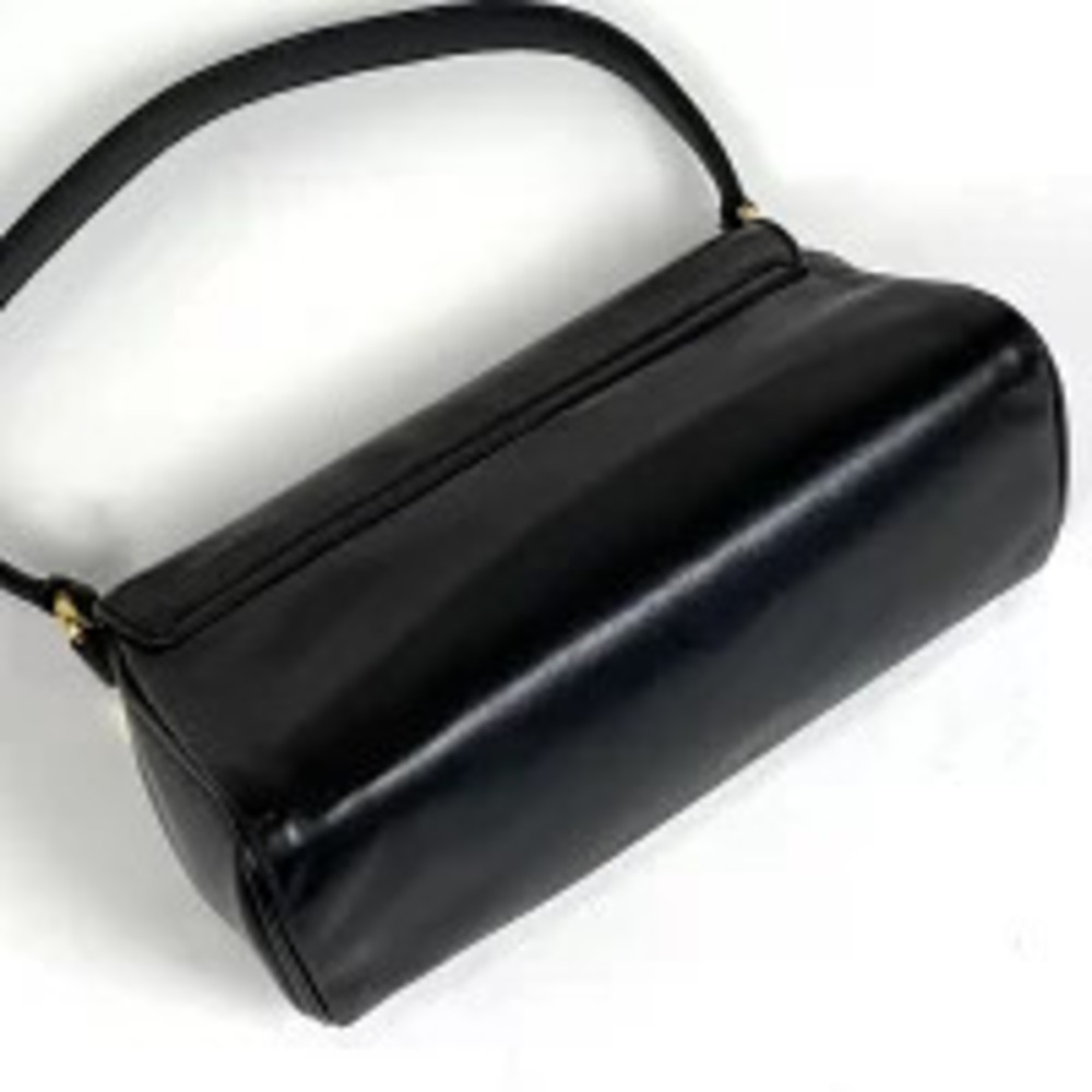 Prada Black Bag Shoulder Leather Handbag Nero Black